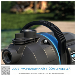 Güde GP 6035 puutarhapumppu, 600 W, 3200 l/h, 35 m