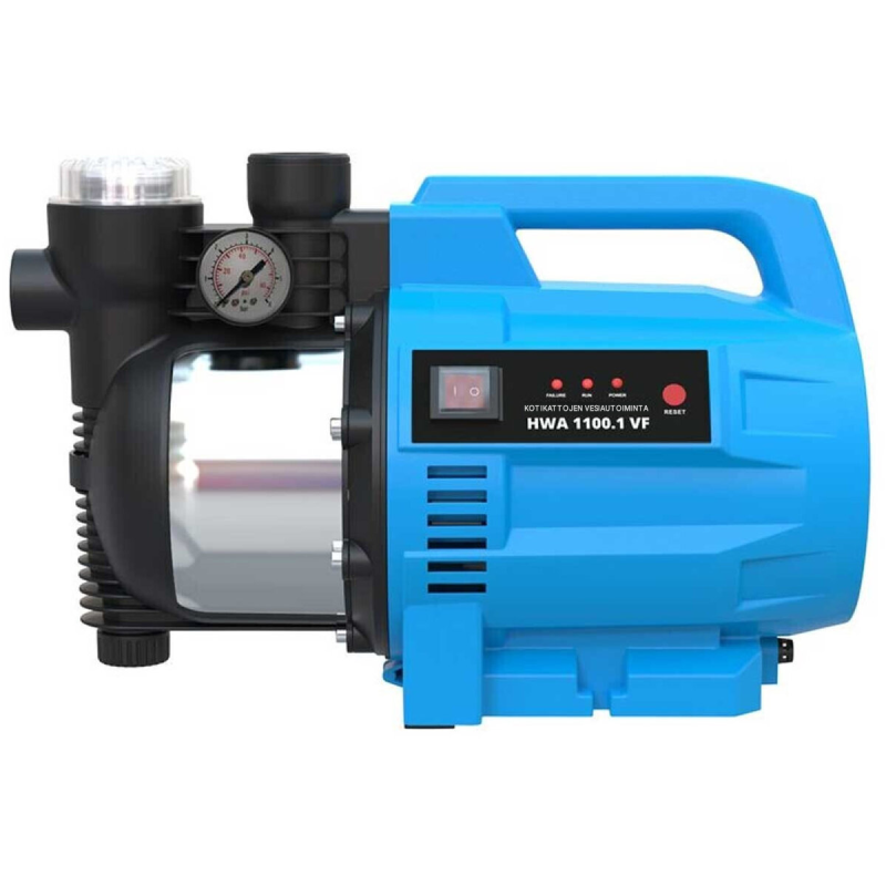 Güde HWA 1100.1 VF -vesiautomaatti, 1100 W, 4600 l/h, 46 m, kuivakäyntisuojaus