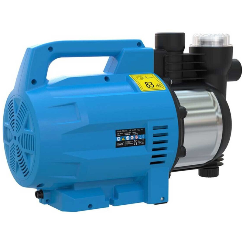 Güde HWA 1100.1 VF -vesiautomaatti, 1100 W, 4600 l/h, 46 m, kuivakäyntisuojaus