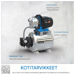 Güde HWW 1000 ES -vesiautomaatti, 1000 W, 20 l, 3800 l/h