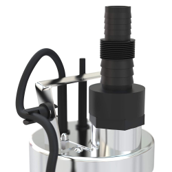 Güde GFS 4000 INOX uppopumppu, 400 W, 9000 l/h, teräs