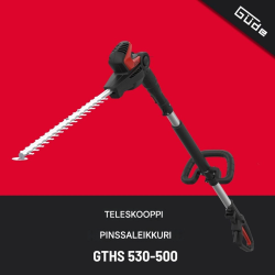 Güde GTHS 530-500 teleskooppipensasleikkuri, 500 W, 450 mm, enintään 2,6 m