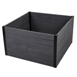 Korotettu kasvatuslaatikko 100 x 100 x 56 cm ca 516 l puukuosi myyräverkko