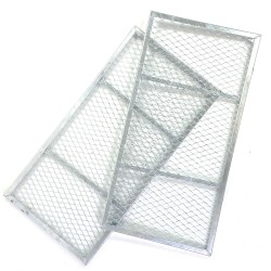Metallikompostori 100 x 100 x 80 cm, feuerverzinkt, 2-osainen kansi