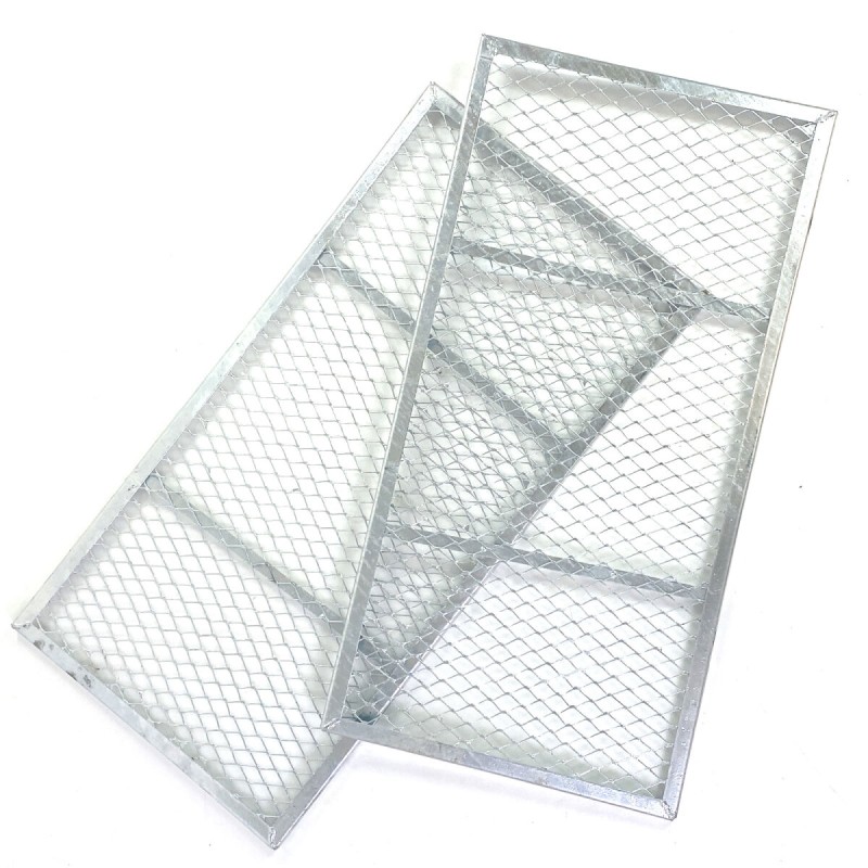Metallikompostori 100 x 100 x 80 cm, feuerverzinkt, 2-osainen kansi