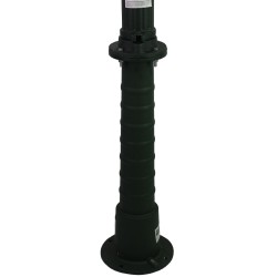 Pumpputeline Schwengelpumpelle, vihreä valurauta, 23 x 67 cm, ca. 13 kg, SN9306