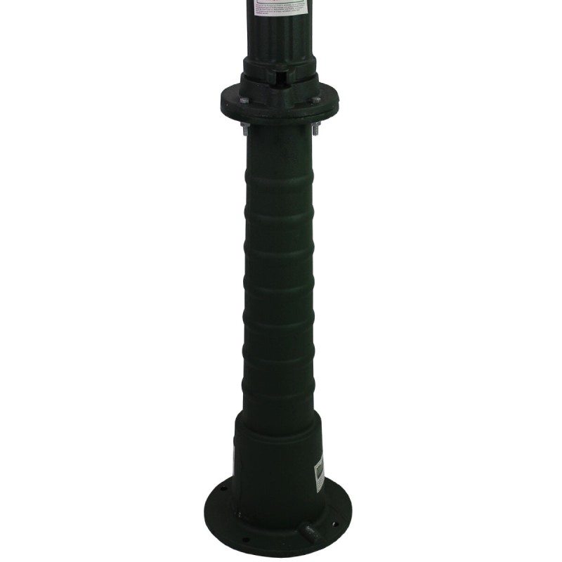 Pumpputeline Schwengelpumpelle, vihreä valurauta, 23 x 67 cm, ca. 13 kg, SN9306