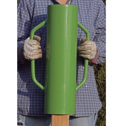 Käsikäyttöinen paalujuntta 60 cm, 15 kg, ø130 mm, vihreä teräs