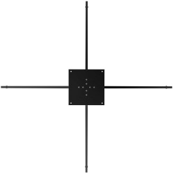 Teolliset Ladera-pöydänjalat mustaa terästä diy-projekteihin 100 kg