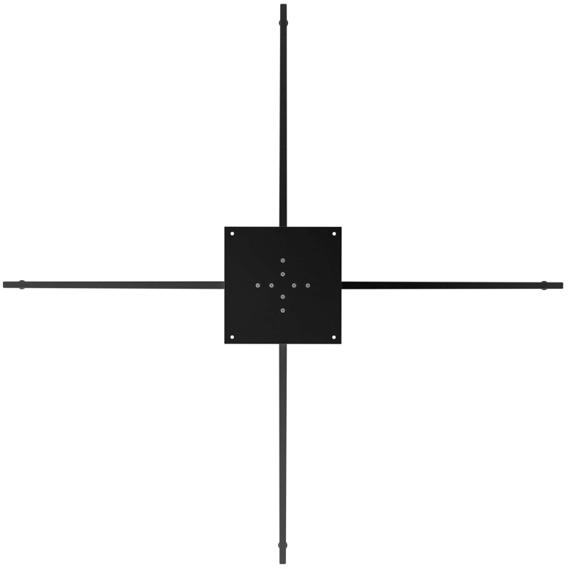 Teolliset Ladera-pöydänjalat mustaa terästä diy-projekteihin 100 kg