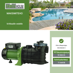 Uima-altaan suodatinpumppu 550 W 10.000 l/h tai 800 W 15.000 l/h