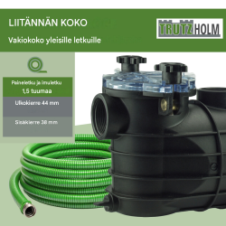 Uima-altaan suodatinpumppu 550 W 10.000 l/h tai 800 W 15.000 l/h