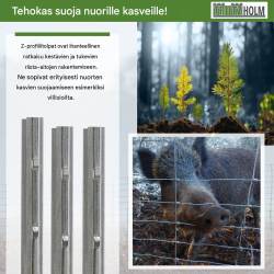 Z-profiiliset aidantolpat 10 kpl, sinkitty teräs, 230 cm, 1,5 mm, koukut