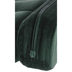 Dublin säädettävä samettinen baarituoli käsinojilla ja jalkatuella