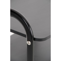 Lääkintävaunu valkoinen kolmitasoinen kestävä liikuteltava 60kg kuormituksella