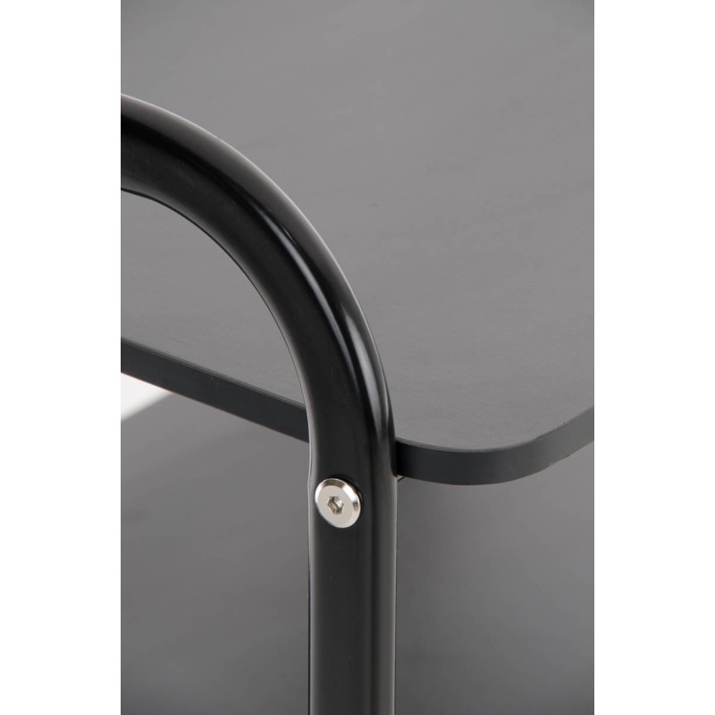 Lääkintävaunu valkoinen kolmitasoinen kestävä liikuteltava 60kg kuormituksella