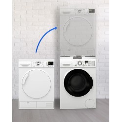 Säädettävä pesukone-kuivausrumpu yhdyskehys kiristyshihnalla ja suojilla