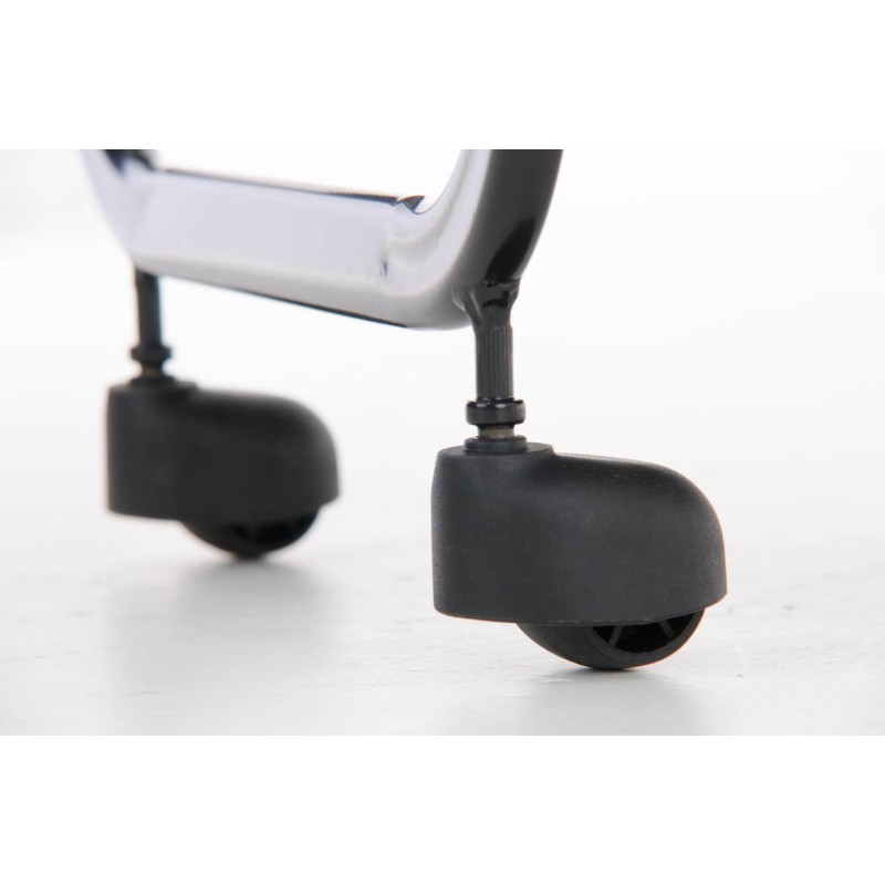 Lääkintävaunu valkoinen kolmitasoinen kestävä liikuteltava 60kg kuormituksella