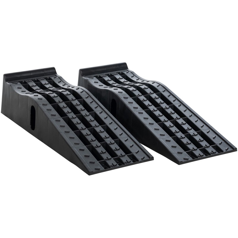 Ajoramppien ja pyöräkiilojen sarja auton huoltoon ja korjaukseen