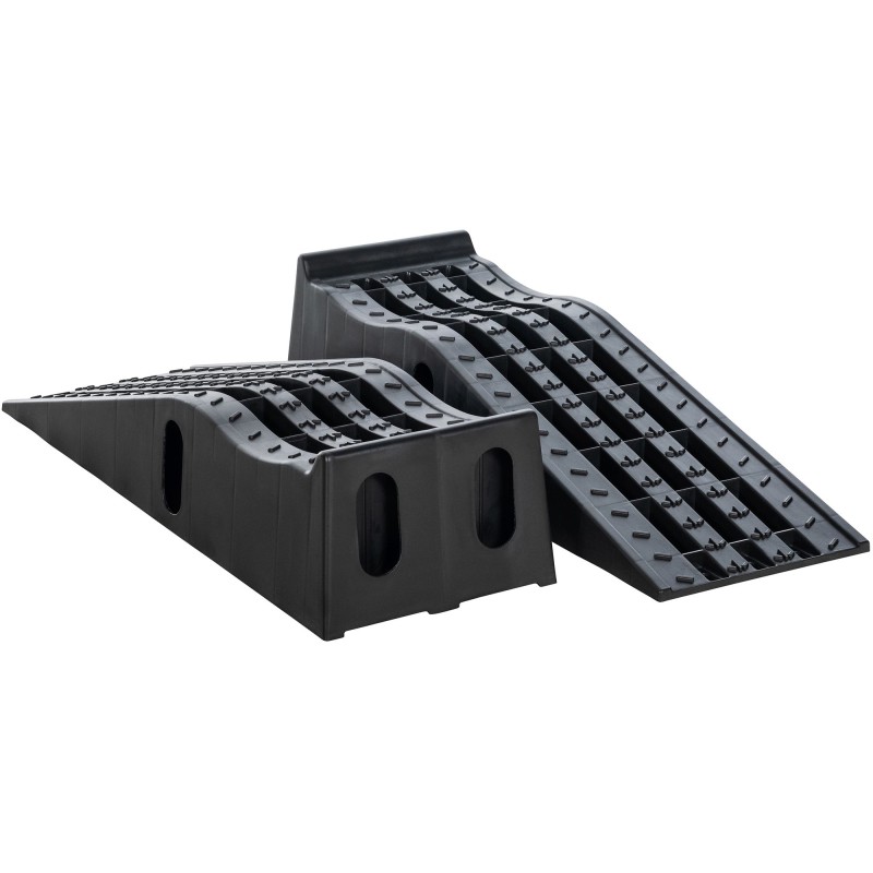 Ajoramppien ja pyöräkiilojen sarja auton huoltoon ja korjaukseen