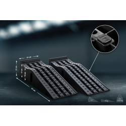 Ajoramppien ja pyöräkiilojen sarja auton huoltoon ja korjaukseen