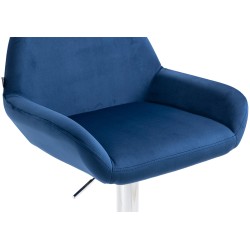 2 kpl Braga-baarijakkara samettipäällysteellä säädettävä korkeus pyörivä