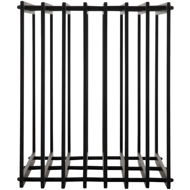 Tyylikäs takkapolttopuuteline Irving metallista eri kokoisena