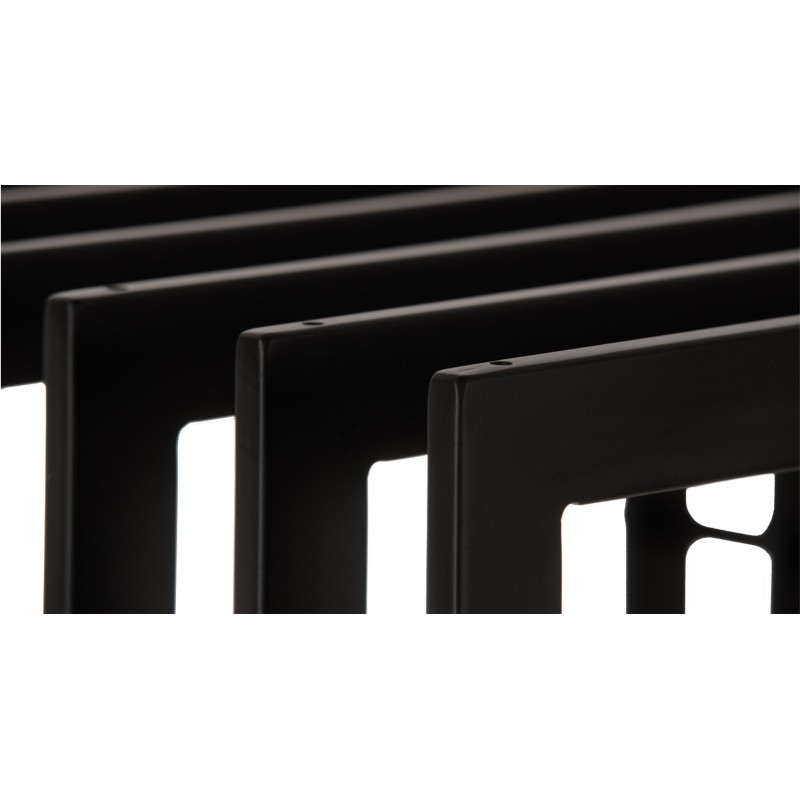 Tyylikäs takkapolttopuuteline Irving metallista eri kokoisena