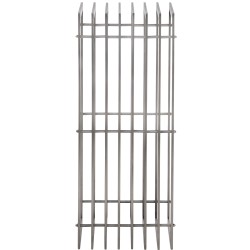 Tyylikäs ruostumattomasta teräksestä valmistettu polttopuuteline sisäkäyttöön