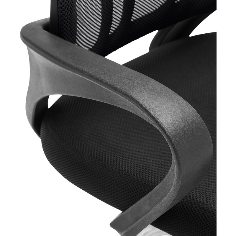 Eureka ergonominen keinuva vierailutuoli pehmustetulla istuimella ja verkkoselkänojalla