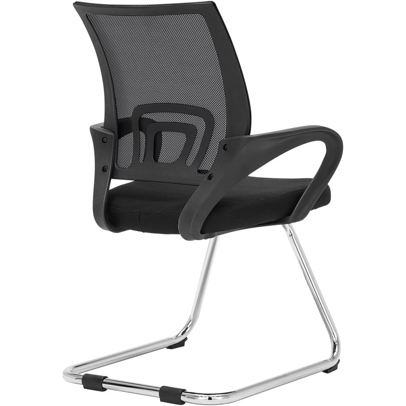 Eureka ergonominen keinuva vierailutuoli pehmustetulla istuimella ja verkkoselkänojalla