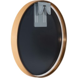 Pyöreä seinäpeili ohuella kehyksellä neljässä koossa