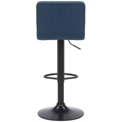 Moderni samettinen baarijakkara Feni 4 kpl säädettävä korkeus