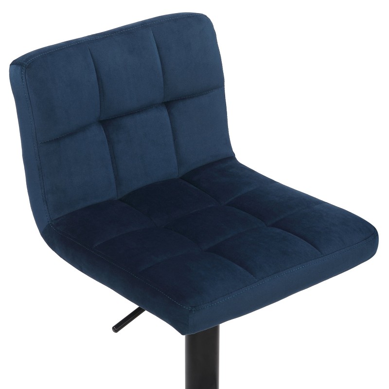 Moderni samettinen baarijakkara Feni 4 kpl säädettävä korkeus