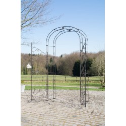 Kaunis ruusukaariportti melissa puutarhaan 220 cm korkea