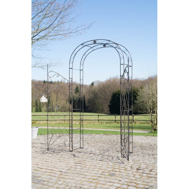 Kaunis ruusukaariportti melissa puutarhaan 220 cm korkea