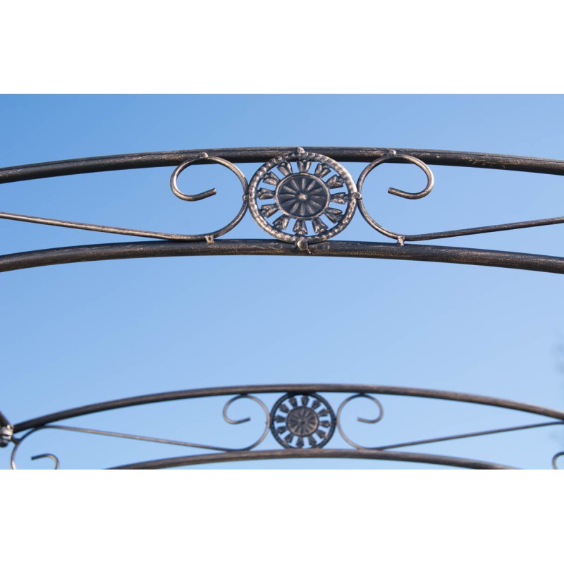 Kaunis ruusukaariportti melissa puutarhaan 220 cm korkea