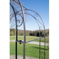 Kaunis ruusukaariportti melissa puutarhaan 220 cm korkea