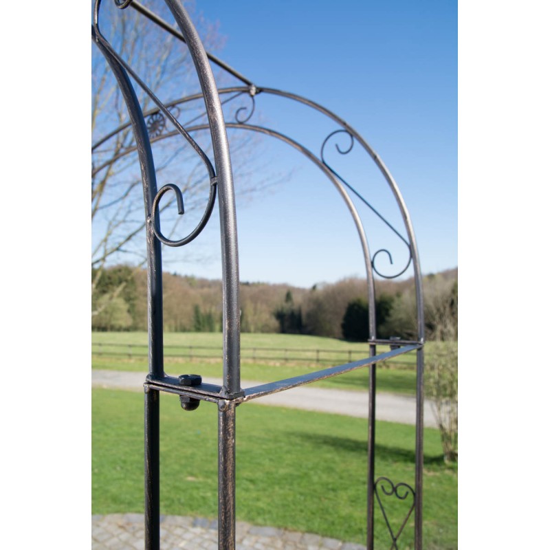 Kaunis ruusukaariportti melissa puutarhaan 220 cm korkea