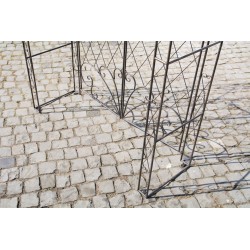 Kaunis ruusukaariportti melissa puutarhaan 220 cm korkea