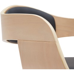 Tyylikäs Kingston-baarijakkara puuistuimella ja korkeussäädöllä, 2 kpl