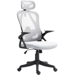 Ergonominen toimistotuoli säädettävällä selkänojalla ja niskatuella