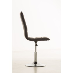 Moderni säädettävä ruokailutuoli keinonahkaistuimella ja korkealla selkänojalla