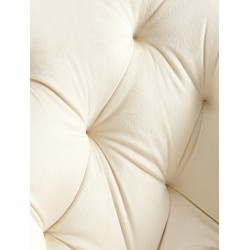 Pyörivä samettinen ruokapöydän tuoli pehmustetulla istuimella ja käsinojilla