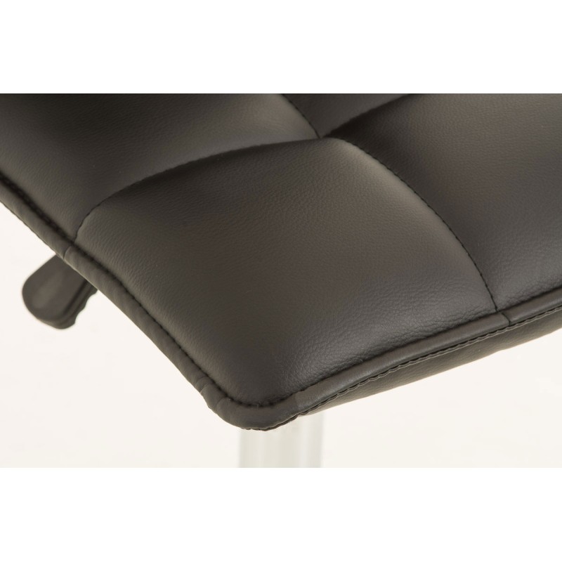 Moderni säädettävä ruokailutuoli keinonahkaistuimella ja korkealla selkänojalla