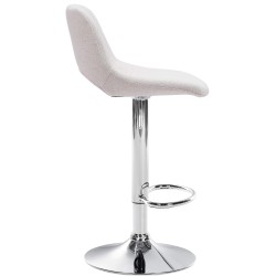 Camden säädettävä pyörivä baarijakkara pehmustetulla kangasverhoilulla