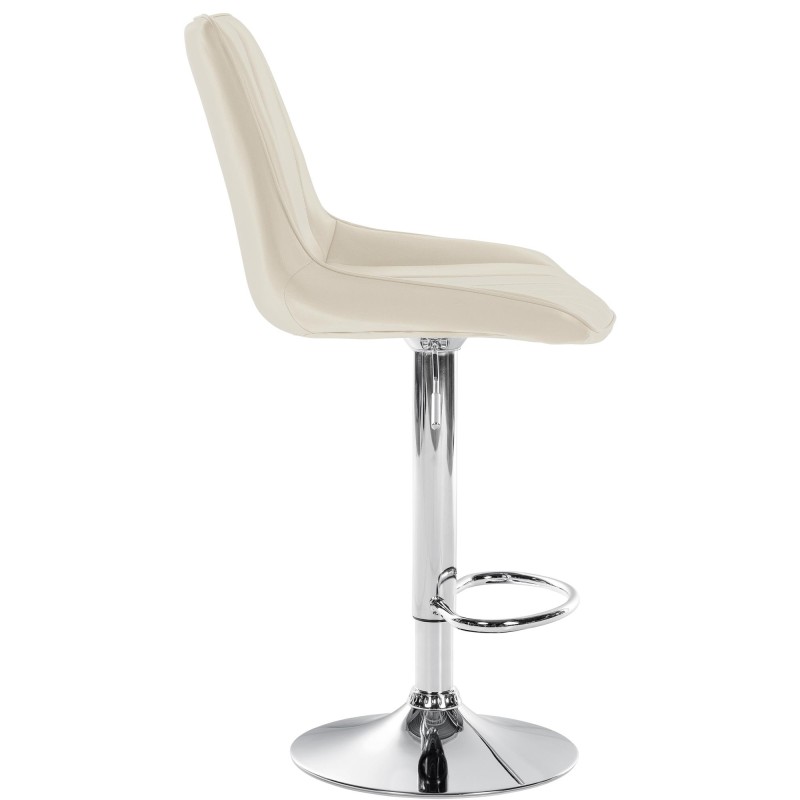 Moderni säädettävä baarijakkara pehmustetulla istuimella ja selkänojalla