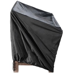 Vedenkestävä puutarhapenkin suojapeite 120 cm musta Oxford-kangas