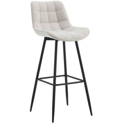 Tyylikäs Dartford-baarijakkara pehmustetulla istuimella ja selkänojalla