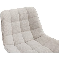 Tyylikäs Dartford-baarijakkara pehmustetulla istuimella ja selkänojalla